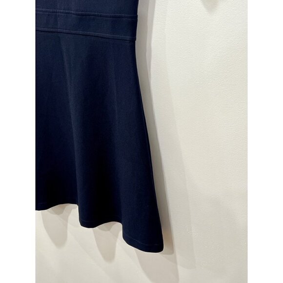 1901 Peter Pan Collar Short Sleeve Back Zip Fit-Flare Lace Mini Dress Size XS - Picture 11 of 13